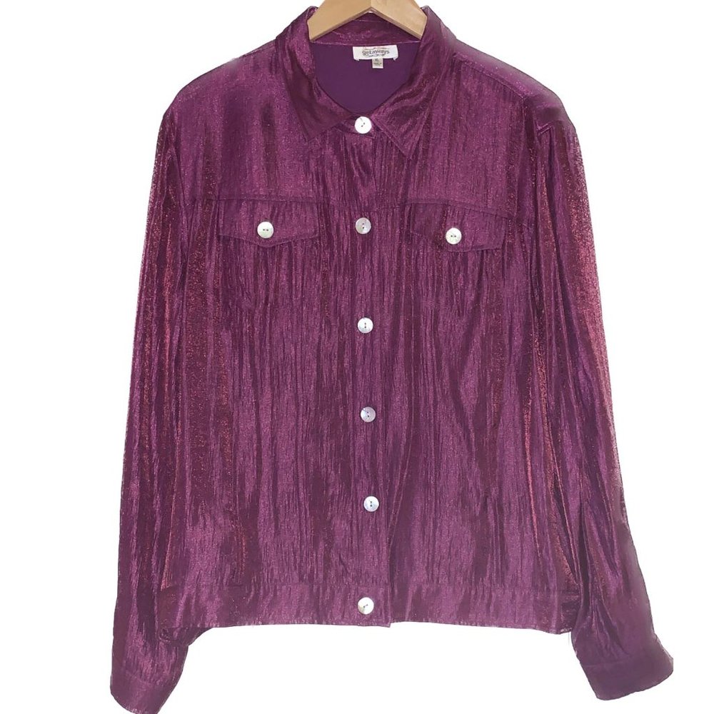 Samantha Brown Getaways by TravelSmith versatile jacket XL